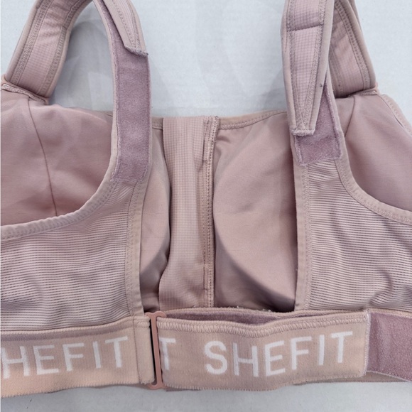 Shefit womens flex sports bra front Zip High impact adjustable blush size 3Luxe - Picture 7 of 16